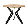 COUCHTISCH STK M13 - Schwarz/Braun, Metall (67/67/50cm) - MIRJAN24