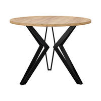 COUCHTISCH STK M13 - Schwarz/Braun, Metall (67/67/50cm) - MIRJAN24