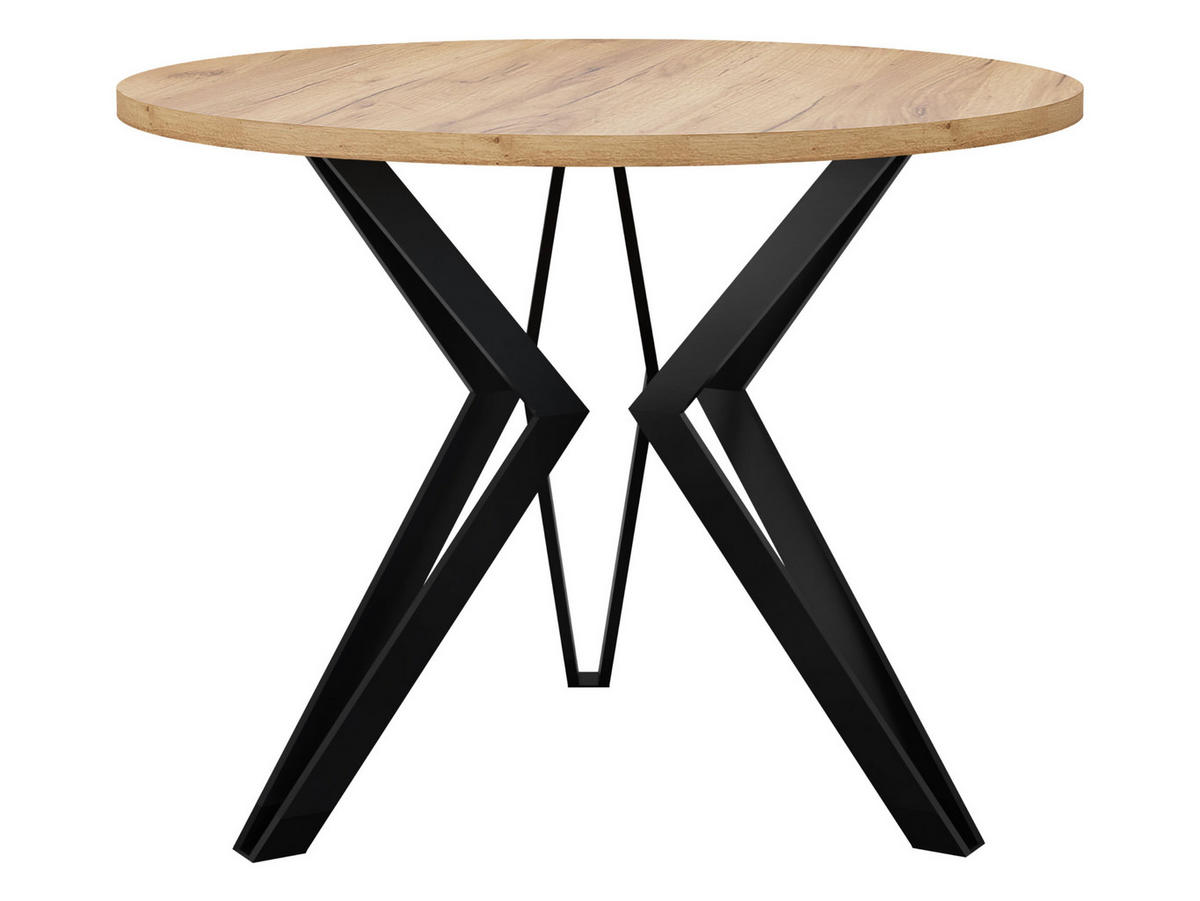 COUCHTISCH STK M13 - Schwarz/Braun, Metall (67/67/50cm) - MIRJAN24