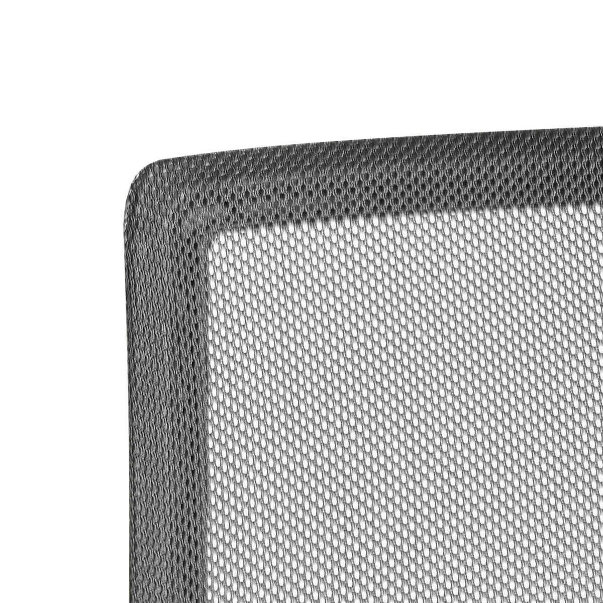 BÜROSTUHL Dunkelgrau Ease - Dunkelgrau, Textil (54/94/54cm) - Beliani
