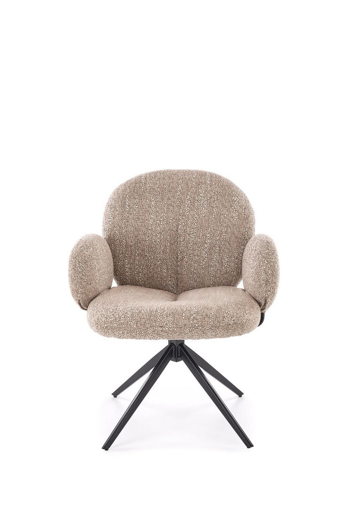 Sessel BERRY 360° gepolstert Beige - Beige, Textil (65/83/64cm) - Lookway