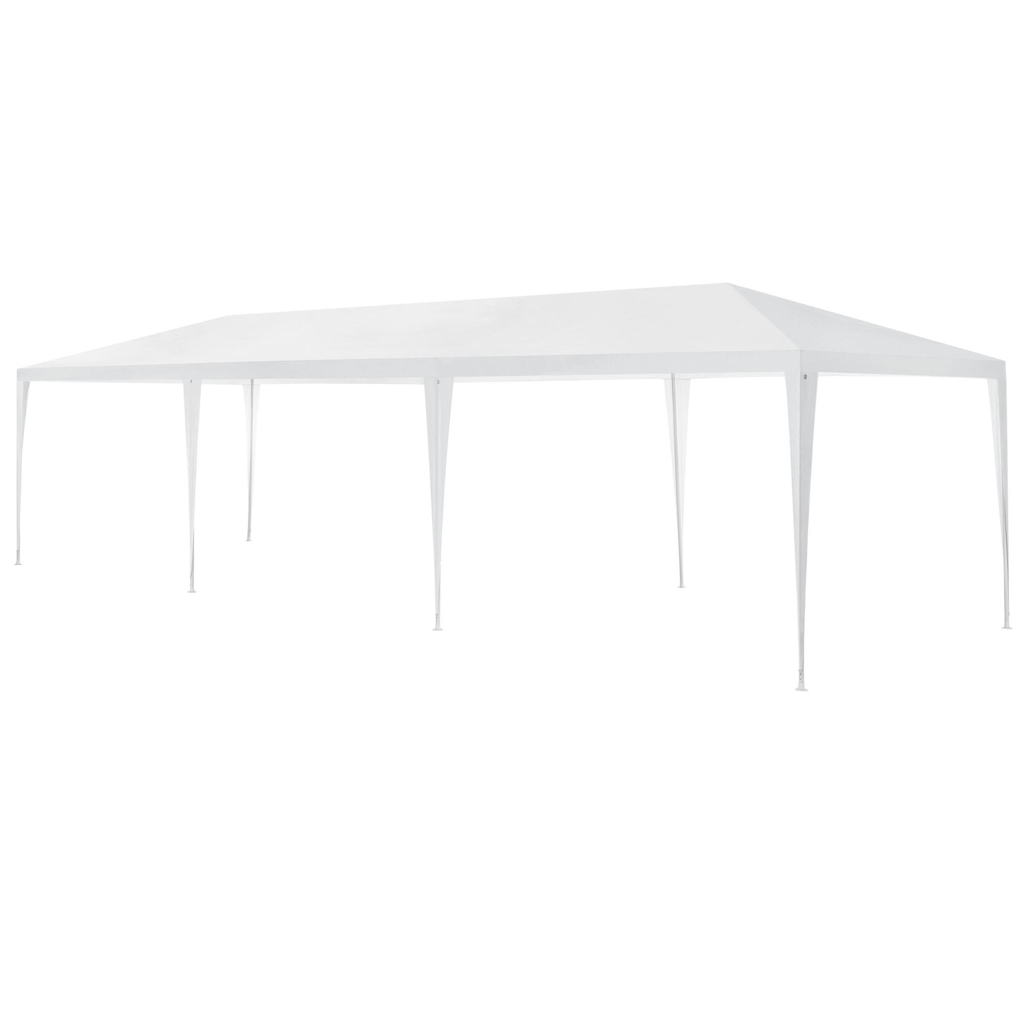 PARTYZELT Wedau - Weiß, Kunststoff/Metall (900/255/300cm) - casa.pro