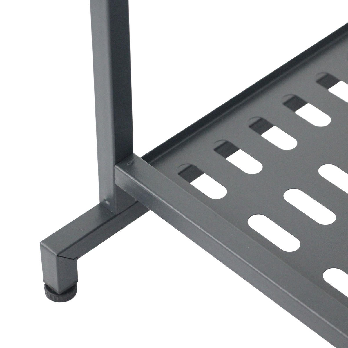 REDSKAPSSTÄLL Antracit stål - Antracit, Metall (43/76/39cm) - Relaxdays