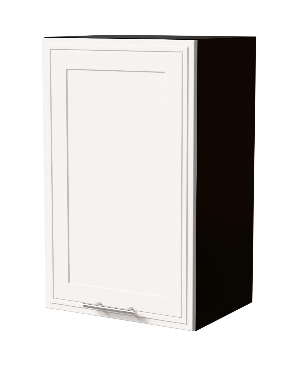 HÄNGESCHRANK Salo W2/45 Schwarz / Weiß Matt 45 / 32,5 / 72cm - Schwarz/Weiß, Holz/Holzwerkstoff (45/72/32.5cm) - Feldmann-Wohnen