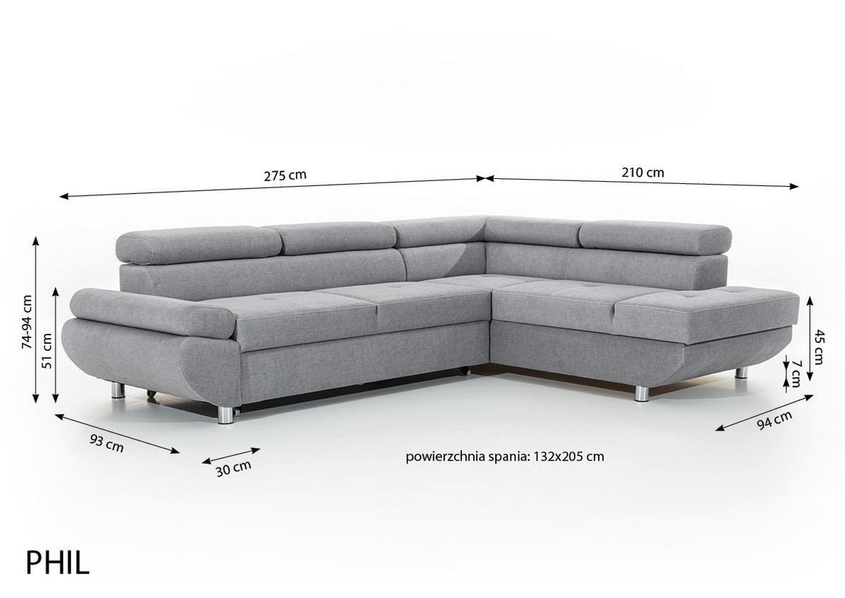 ECKSOFA Schlafsofa Panos In Esito - Rosa, Holzwerkstoff/Textil (210/275cm) - Fun Möbel