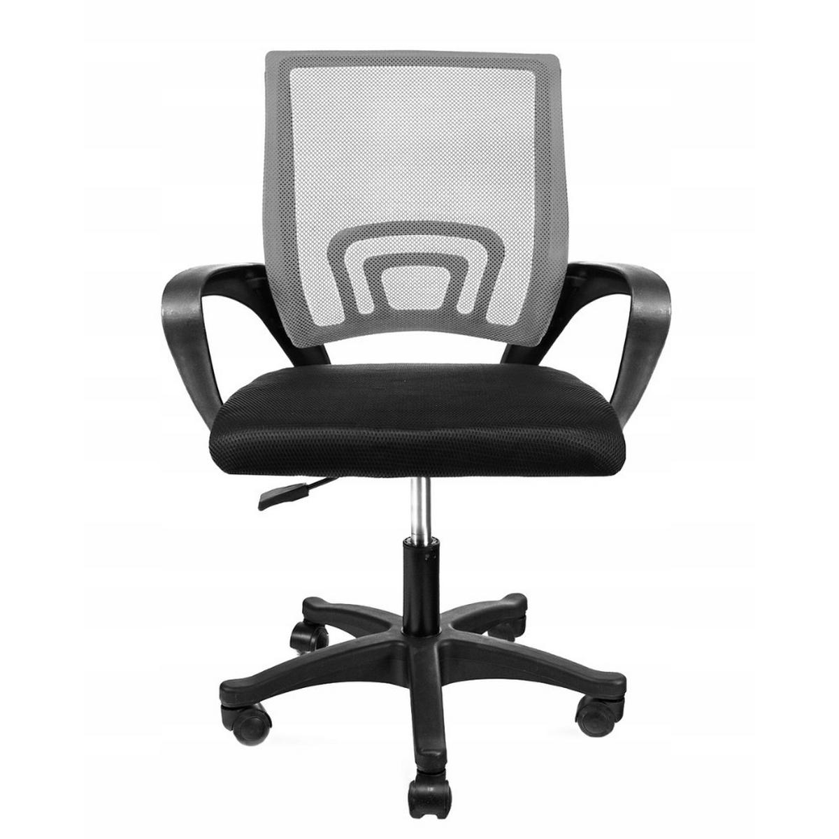 DREHSTUHL - schwarz/grau - Schwarz/Grau, Kunststoff (64/91/54cm) - JuMi