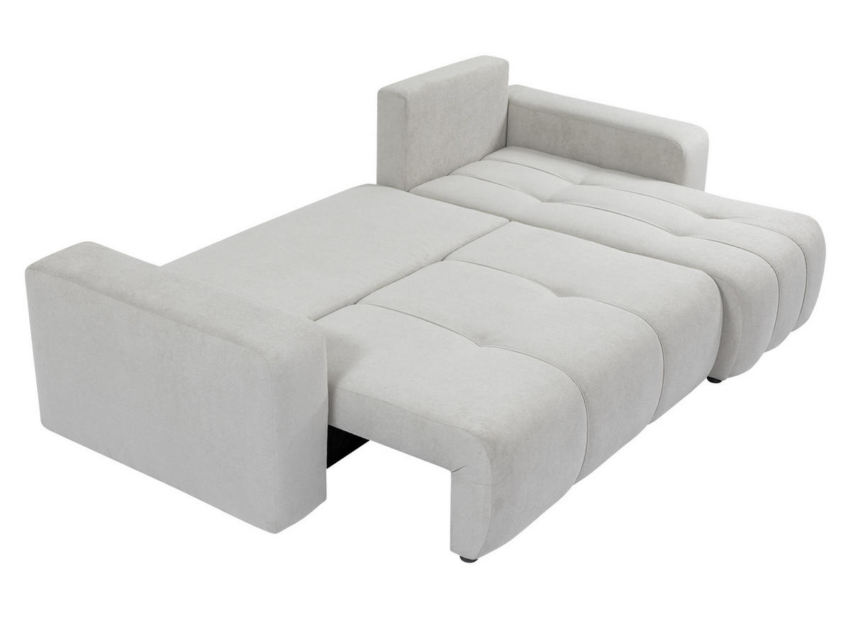 ECKSOFA Furyn Boucle - Schwarz/Braun, Holzwerkstoff/Kunststoff (244/145cm) - MIRJAN24