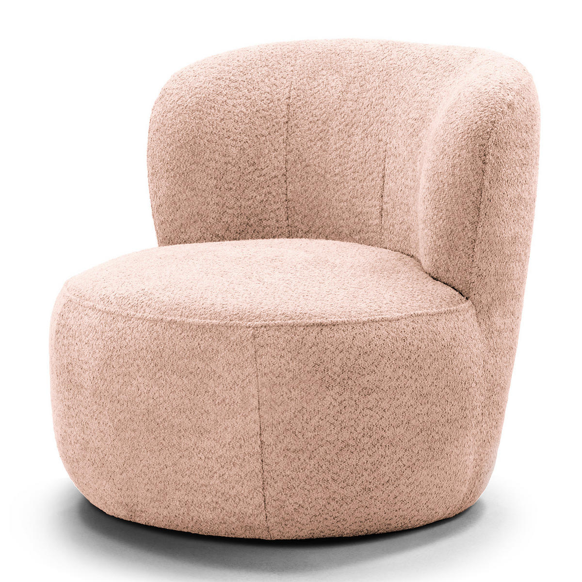 SESSEL - Mauve/Schwarz, Textil (78/75/84cm) - home24