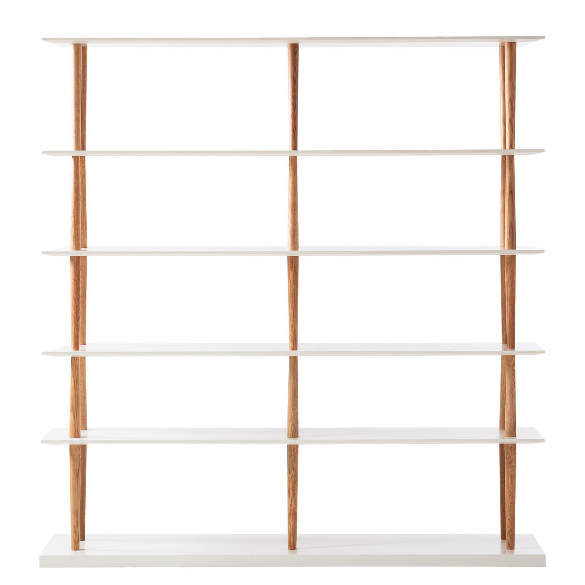 REGAL - Weiß, Holz (160/168/39cm) - home24