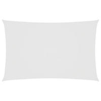 SONNENSEGEL Oxford-Gewebe Rechteckig 5x8 m Weiß - Weiß, Textil (800/500cm) - furnicato