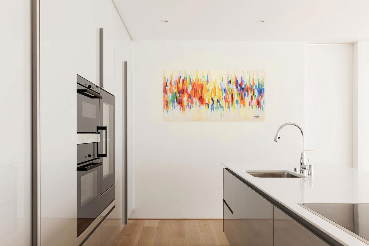 ACRYLBILD HANDGEMALT 120/60 cm - Multicolor, Holz/Textil (120/60cm) - KUNSTLOFT