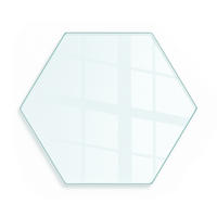 GLASPLATTE für Kamin H40 cm - Transparent, Glas (40/40/0.4cm) - ArtPrintCave