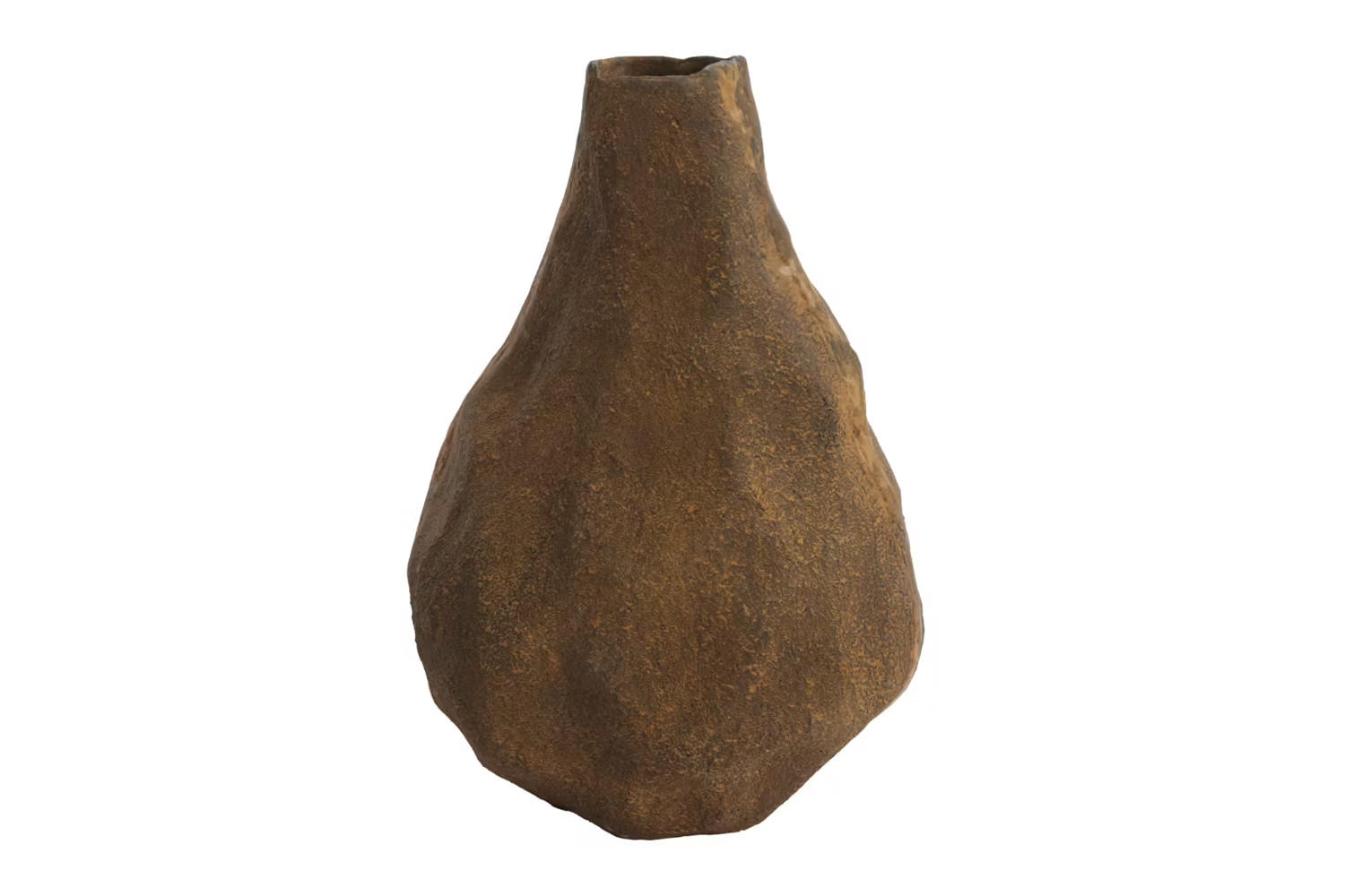 METALLVASE MARZOKU 25x27,5x33,5 cm, Metall, Braun - Braun, Metall (33.5cm) - Light & Living