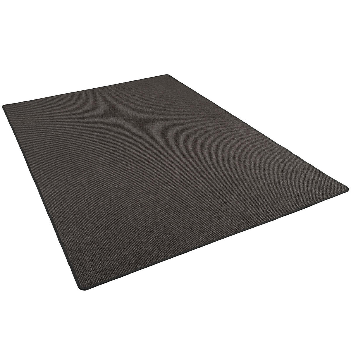 SISAL NATUR TEPPICH KLASSISCH - Schwarz, Textil (100/400cm) - Snapstyle