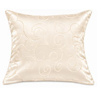 KISSENBEZUG 60/60 cm Champagner Damast Circle - Champagner, Textil (60/60cm) - TiborTex