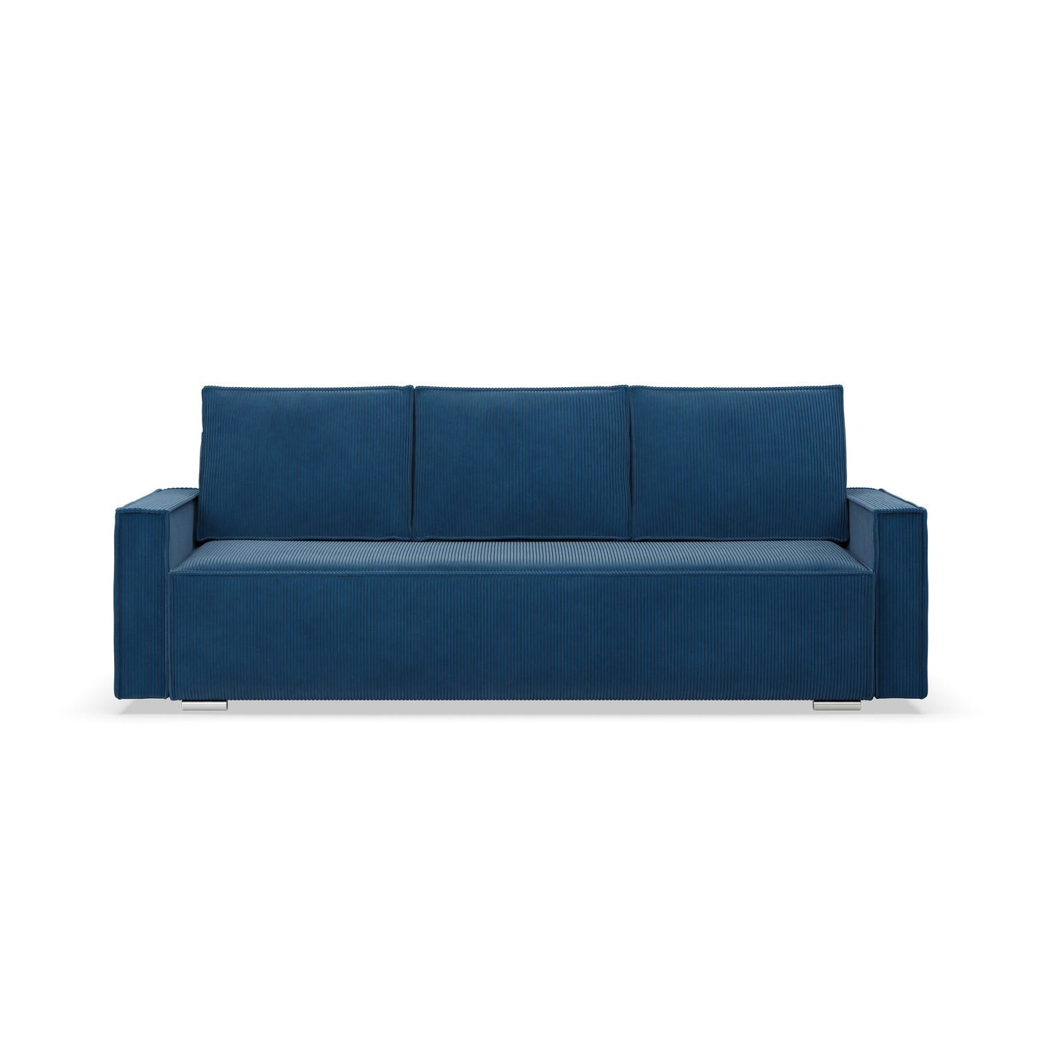 SOFA 3-SITZER MIT SCHLAFFUNKTION NOTO Dunkelblau - Dunkelblau, Textil (95/92/220cm) - Mebligo