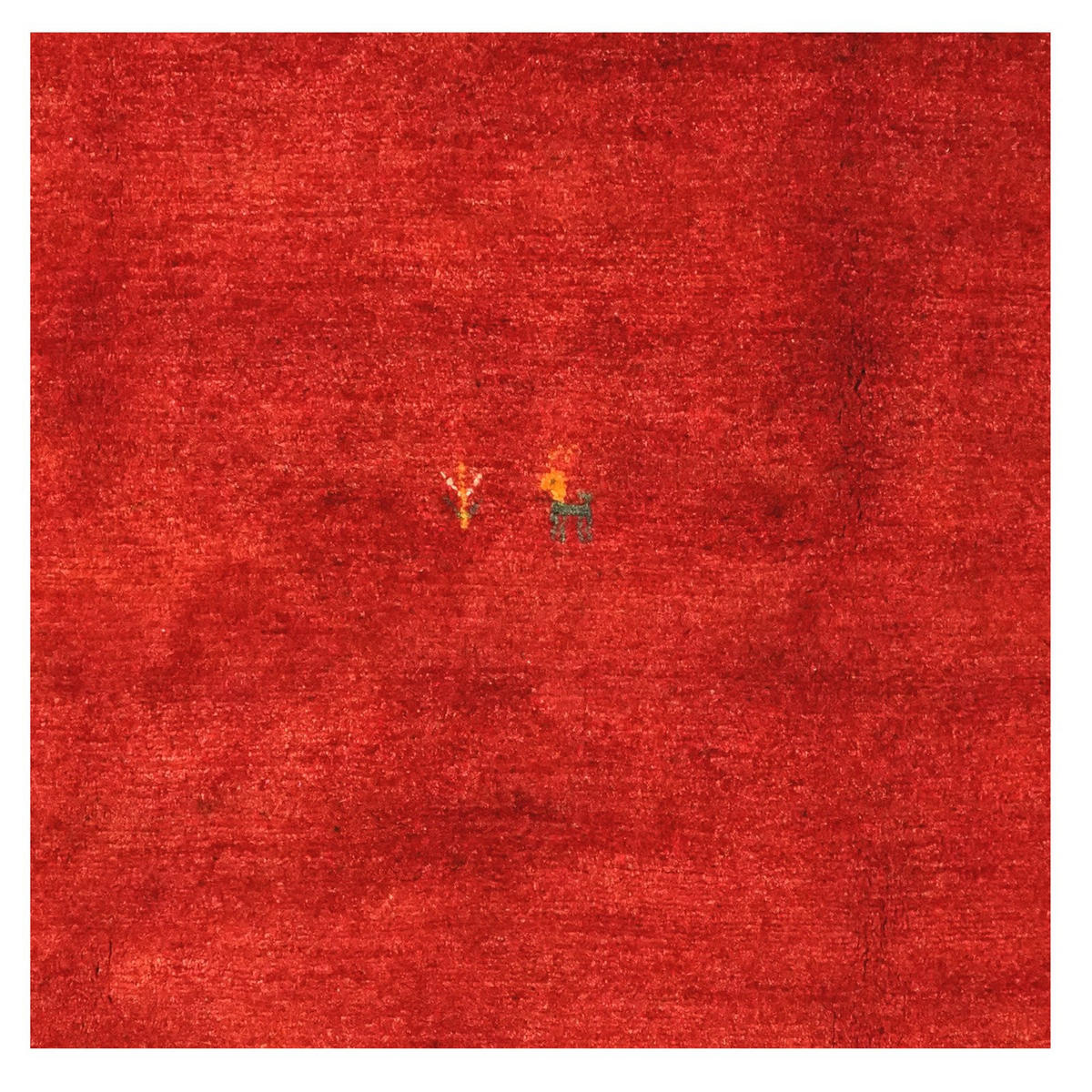 GABBEH-TEPPICH handgeknüpft Rot 249/177 cm Schurwolle - Rot, Textil (177/249cm) - Looma
