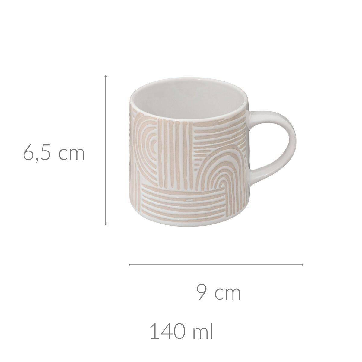 ESPRESSOTASSE Soley 140 ml - Weiß, Keramik (9L) - Secret de Gourmet
