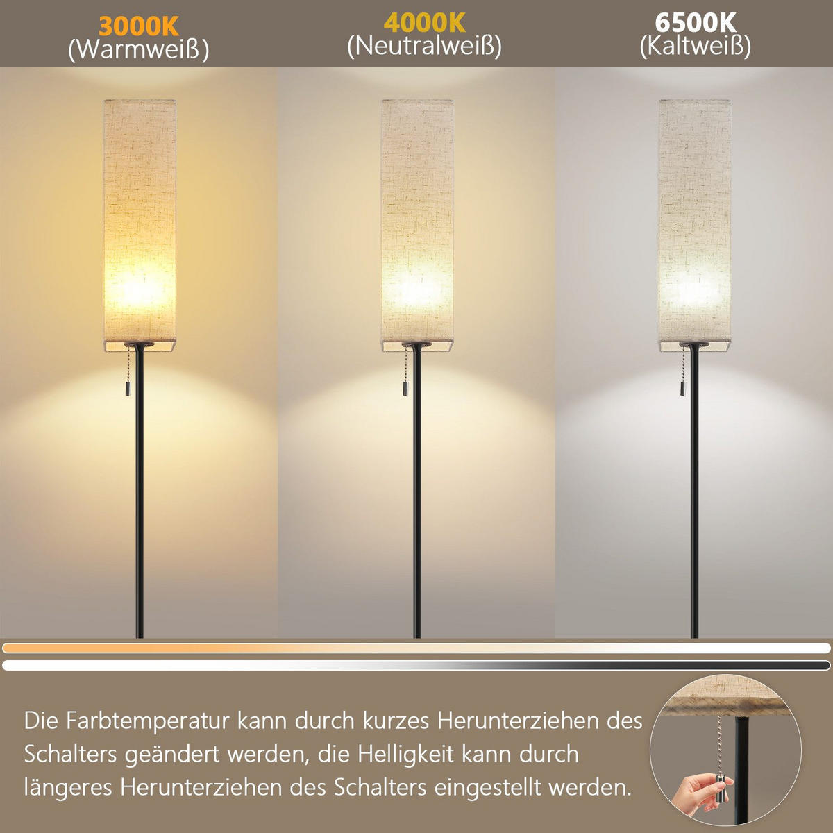 LED-STEHLAMPE Yallaly 151/16/10.5cm - Schwarz, Metall (151/16/10.5cm) - Nettlife