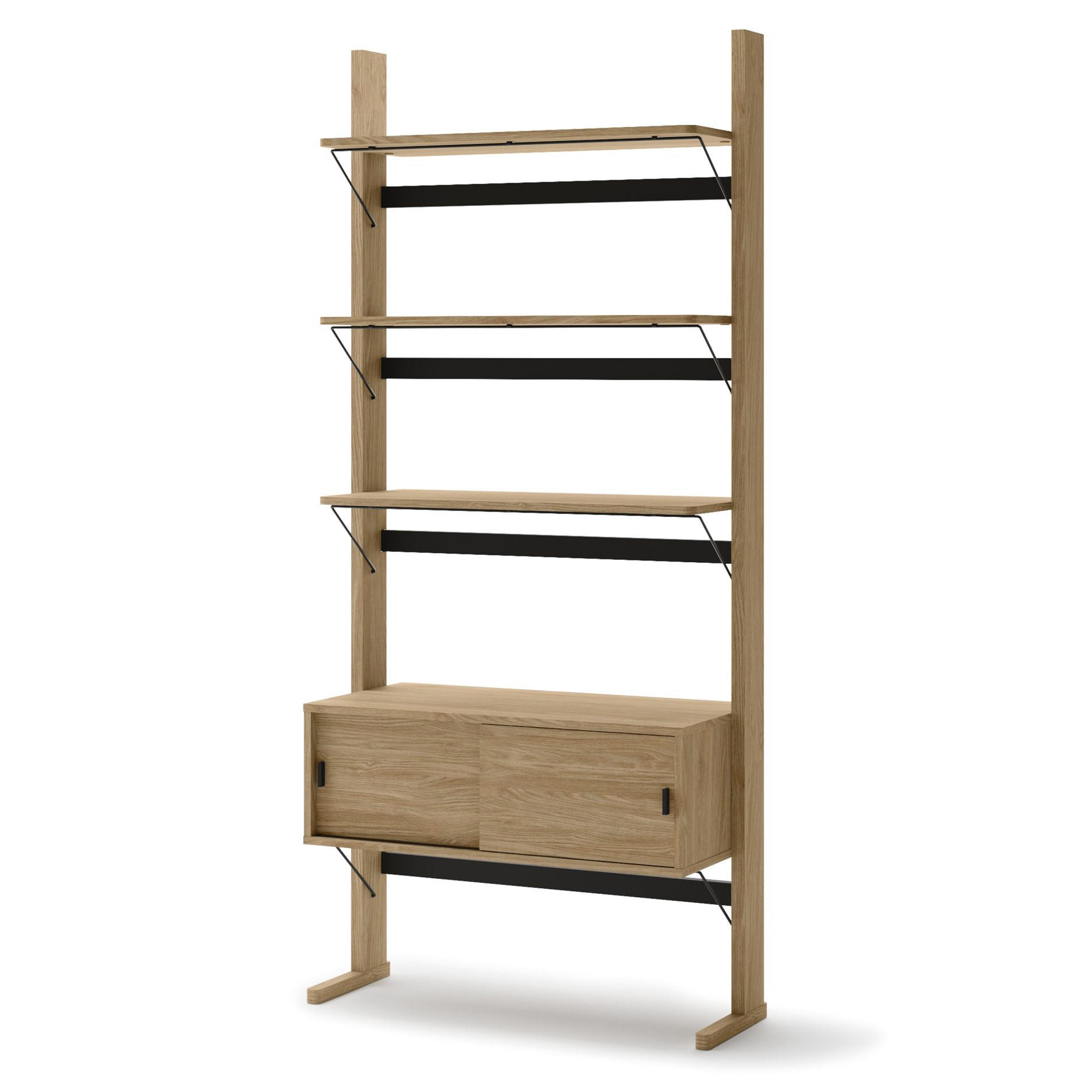 REGAL Ollie Eichenholzoptik 88 cm - Eichefarben, Holzwerkstoff (88/193/40cm) - Selsey