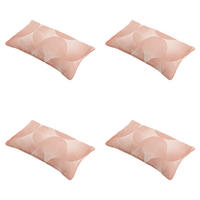 DEKORATIONSKISSEN Napels - Rosa - 30/50/10 cm - 4er-Set - Pink, Textil (50/30cm) - Madison