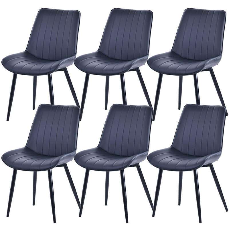 Homavo Stuhl-Set Schwarz 53x88x62.5 cm