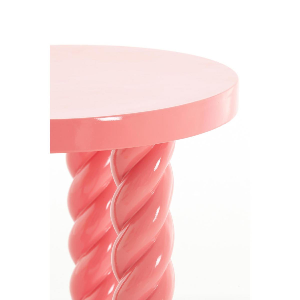 BEISTELLTISCH Vallejo Rosa 46/46/46 cm - Pink, Kunststoff (46/46/46cm) - Light & Living