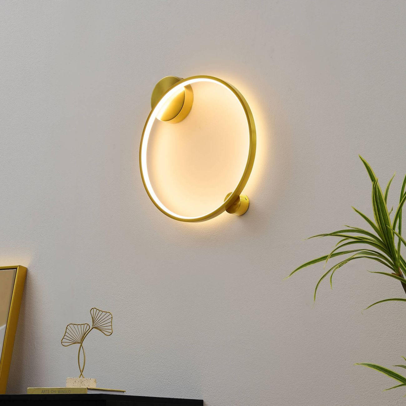 DECKENLEUCHTE Ceira, Messing, 45cm - Goldfarben, Metall (45/40/40cm) - KOSILUM