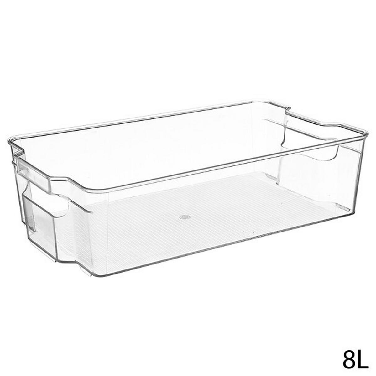 KÜHLSCHRANK-AUFBEWAHRUNGSBOX Smart Fridge, PET-Kunststoff, Transparent, 8 L - Transparent, Kunststoff (21.5/9.9/37cm) - 5five Simply Smart