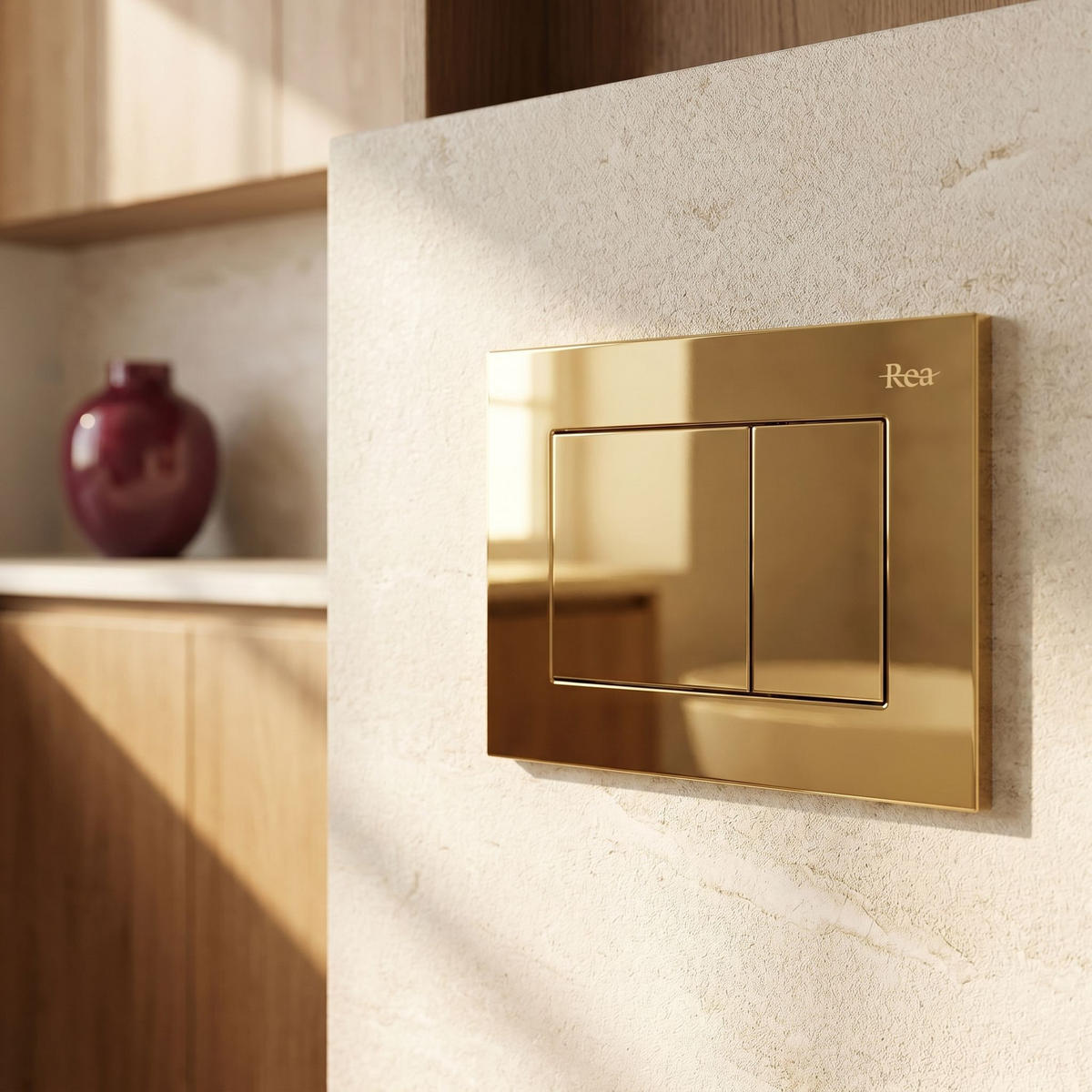 VORWANDELEMENT Für Wc K011a-q Rea J Gold - Titanfarben, Metall (52.5/103.5/16cm) - REA