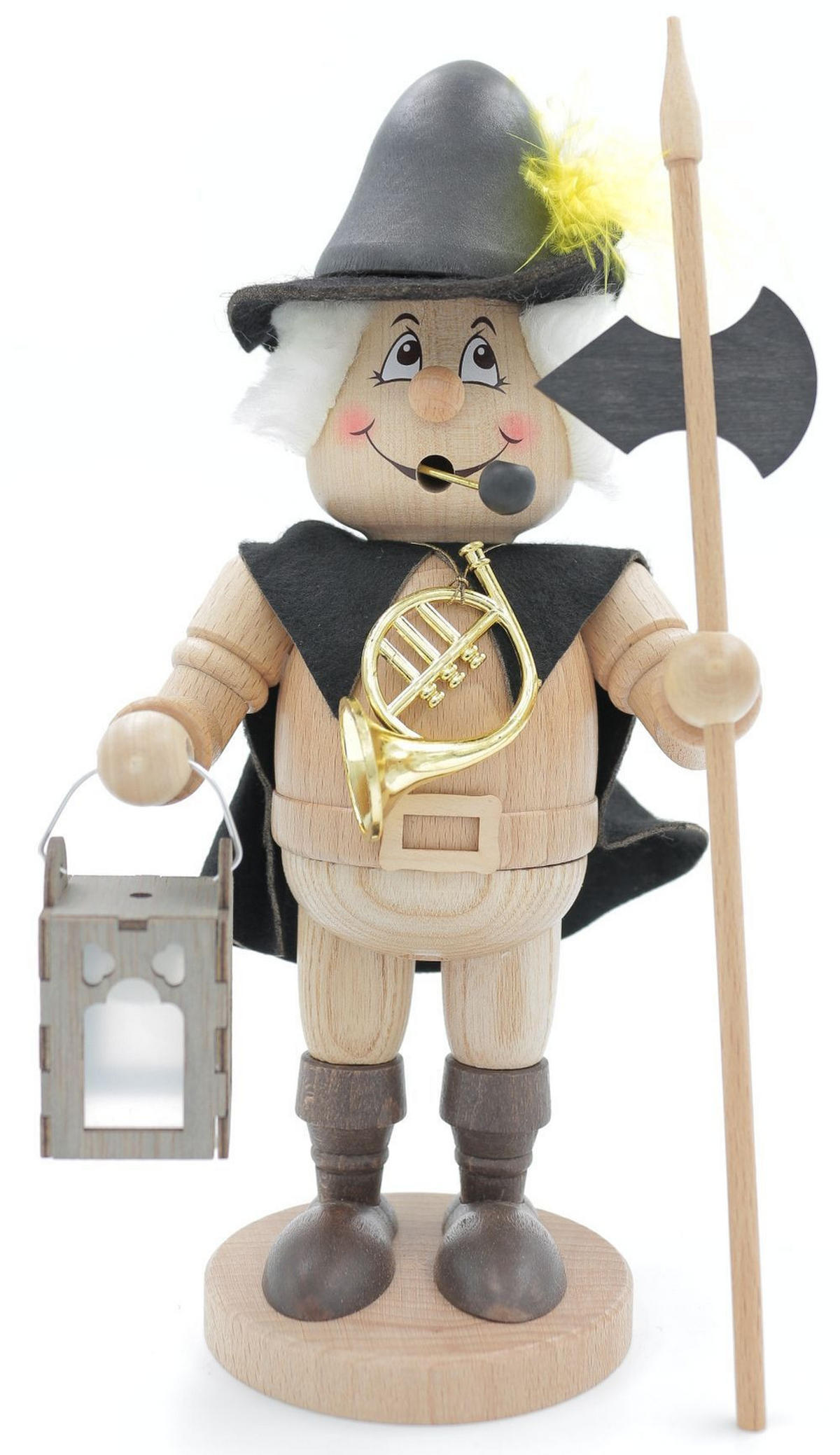 RAUCHFIGUR Wichtel Nachtwächter 23 cm - Multicolor, Holz (11/25/0.1cm)