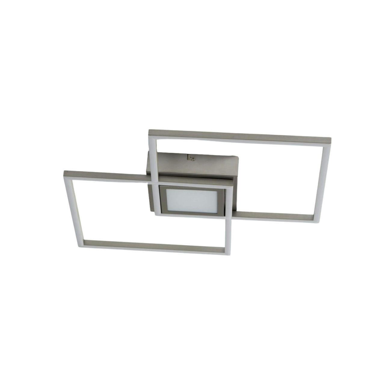 DECKENLEUCHTE Eliza, Silber/Chrom, 46cm - Chromfarben, Metall (46/46/5.5cm) - KOSILUM