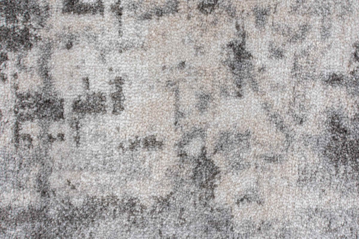 TEPPICH Kunst-Abstrakt-Muster DEE, Grau 80x150 cm - Grau, Textil (80/150cm) - KADIMA DESIGN