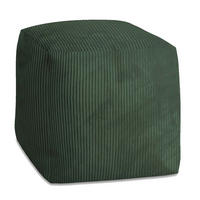 SITZSACK CUBE Forest Symphony - Dunkelgrün/Grün, Textil (60/60/60cm) - Dreamroots
