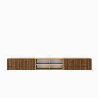 LOWBOARD ROVA 300/41/40 cm, Hängender TV-Schrank Eiche Artisan / Eichefarben - Eichefarben/Eiche Artisan, Holzwerkstoff (300/41/40cm) - MASSENO
