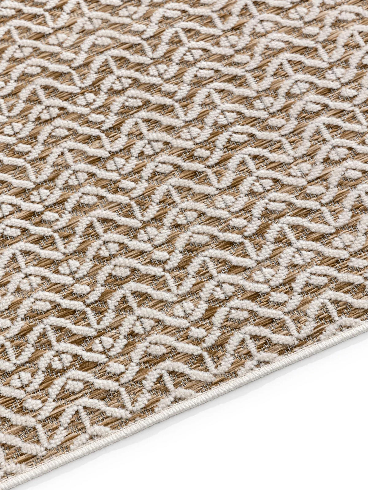 OUTDOORTEPPICH Kaleo Cream/Beige 120x170 cm - Creme, Kunststoff (120/170cm) - benuta