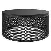 COUCHTISCH Korlew - Schwarz, Holzwerkstoff/Metall (58/58/28cm) - MIRJAN24