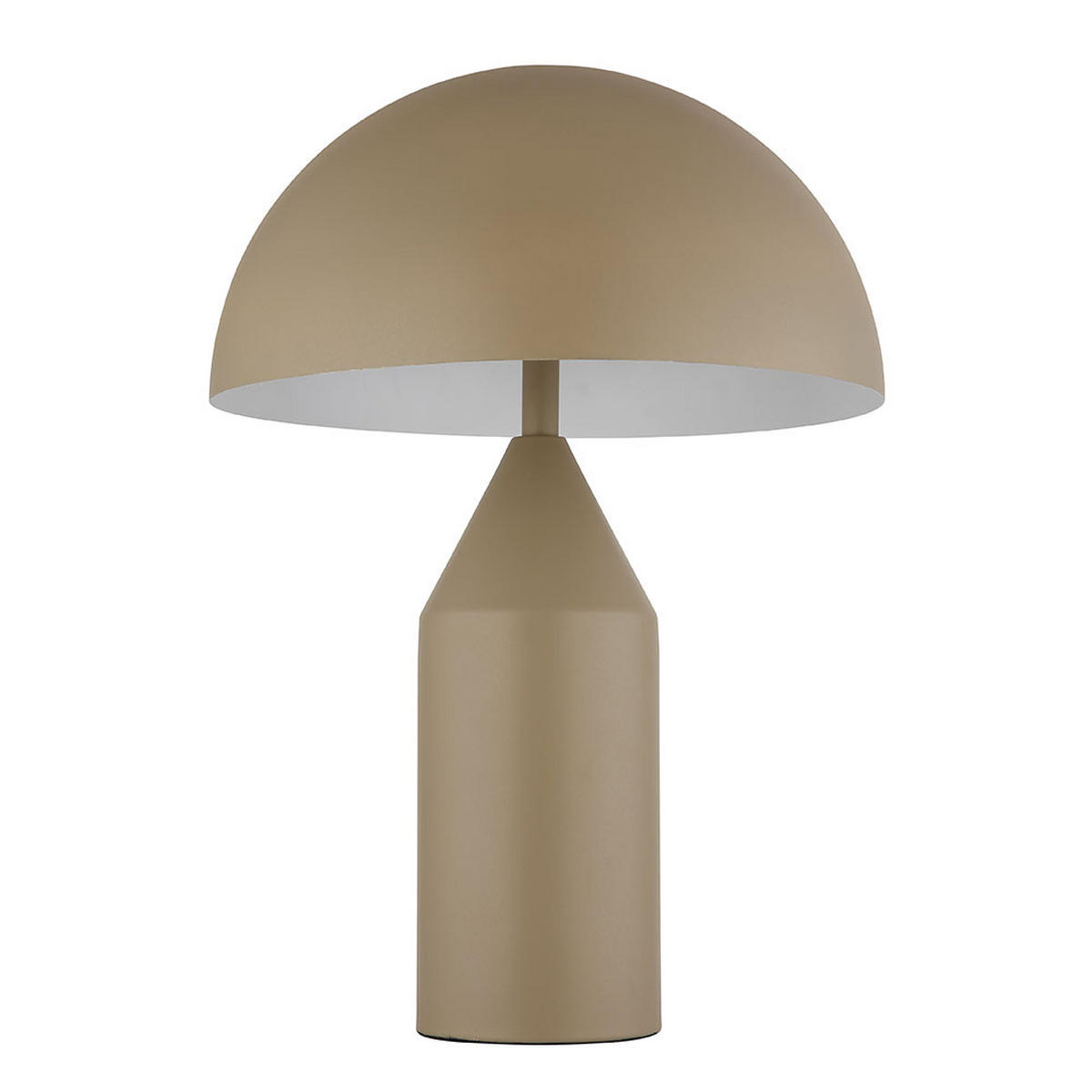 LED TISCHLEUCHTE Metall Beige Sand - Beige, Glas (28/28/39cm) - Globo Lighting
