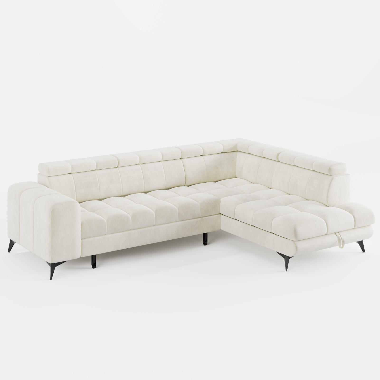 Barchello Ecksofa Creme 264x192 cm
