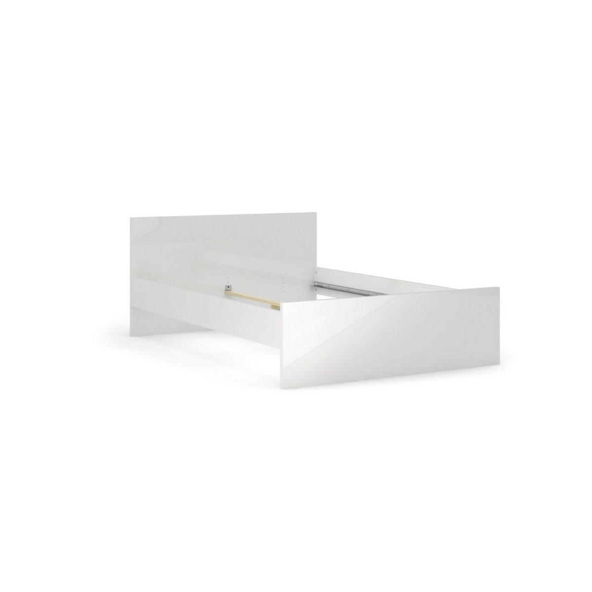 BETT Nada Weiß 146/207/80 cm - Weiß, Holzwerkstoff - ebuy24