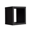 WÜRFELREGAL Elenore 40x40x41 aus Holzwerkstoff Farbe schwarzstahl - Schwarz, Kunststoff (40/41/40cm) - 58aufmkessel