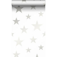 TAPETE Sterne 53 cm x 10.05 m - Weiß, Papier (53/0.1cm) - Origin Wallcoverings