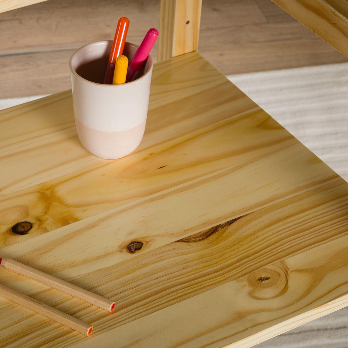 KINDERSCHREIBTISCH SUZA natur - Naturfarben, Holz (80/75/47cm) - IDIMEX