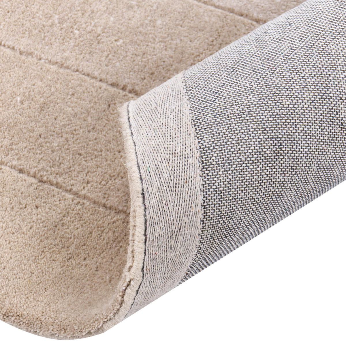 KOBEREC Béžový 160/230 cm Viskóza Amado - béžová, textil (160/230cm) - Beliani