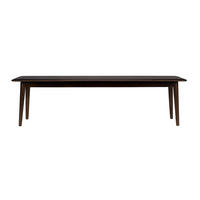ESSZIMMERBANK Elroy 160 cm Holz Braun - Braun, Holz (160/46/35cm) - Dutchbone