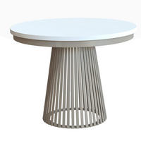 ESSTISCH LAMORE - Kaschmir/Beige, Holzwerkstoff (100/100/77cm) - Meblini