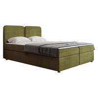 BOXBETT Boho - Schwarz/Mintgrün, Holz/Holzwerkstoff (140/200cm) - MIRJAN24