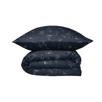 BETTWÄSCHESET Skiing - Feinbiber - 2-teilig - 135x200 cm - Dunkelblau - Dunkelblau, Textil (135/200cm) - SCHIESSER