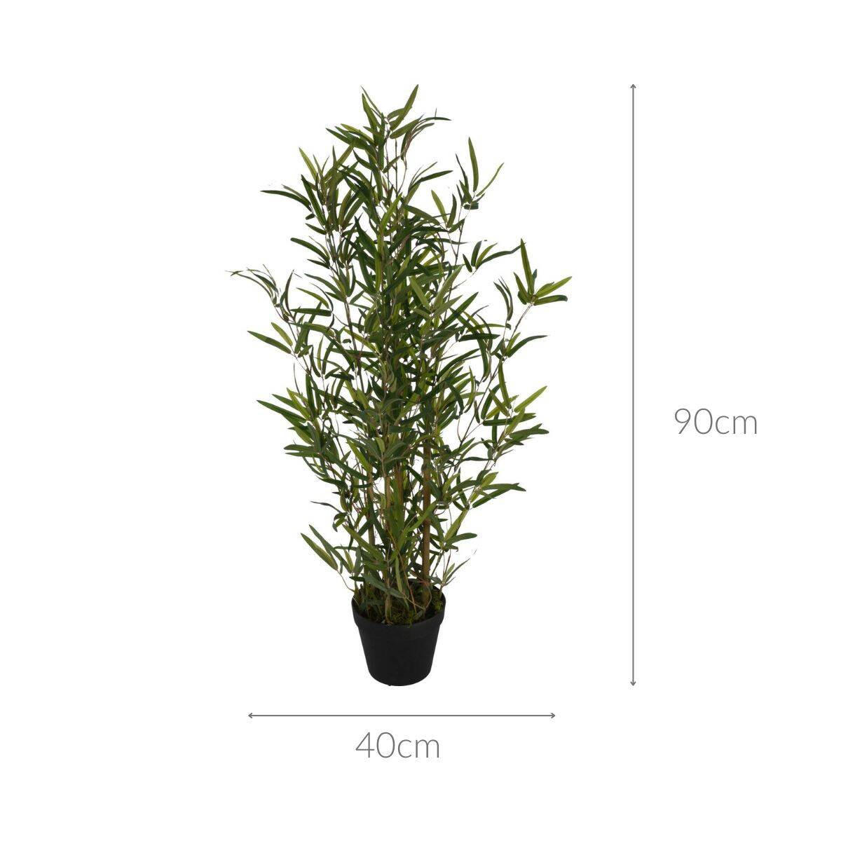 BAMBUSBAUM 90 cm - Grün, Naturmaterialien (90cm)