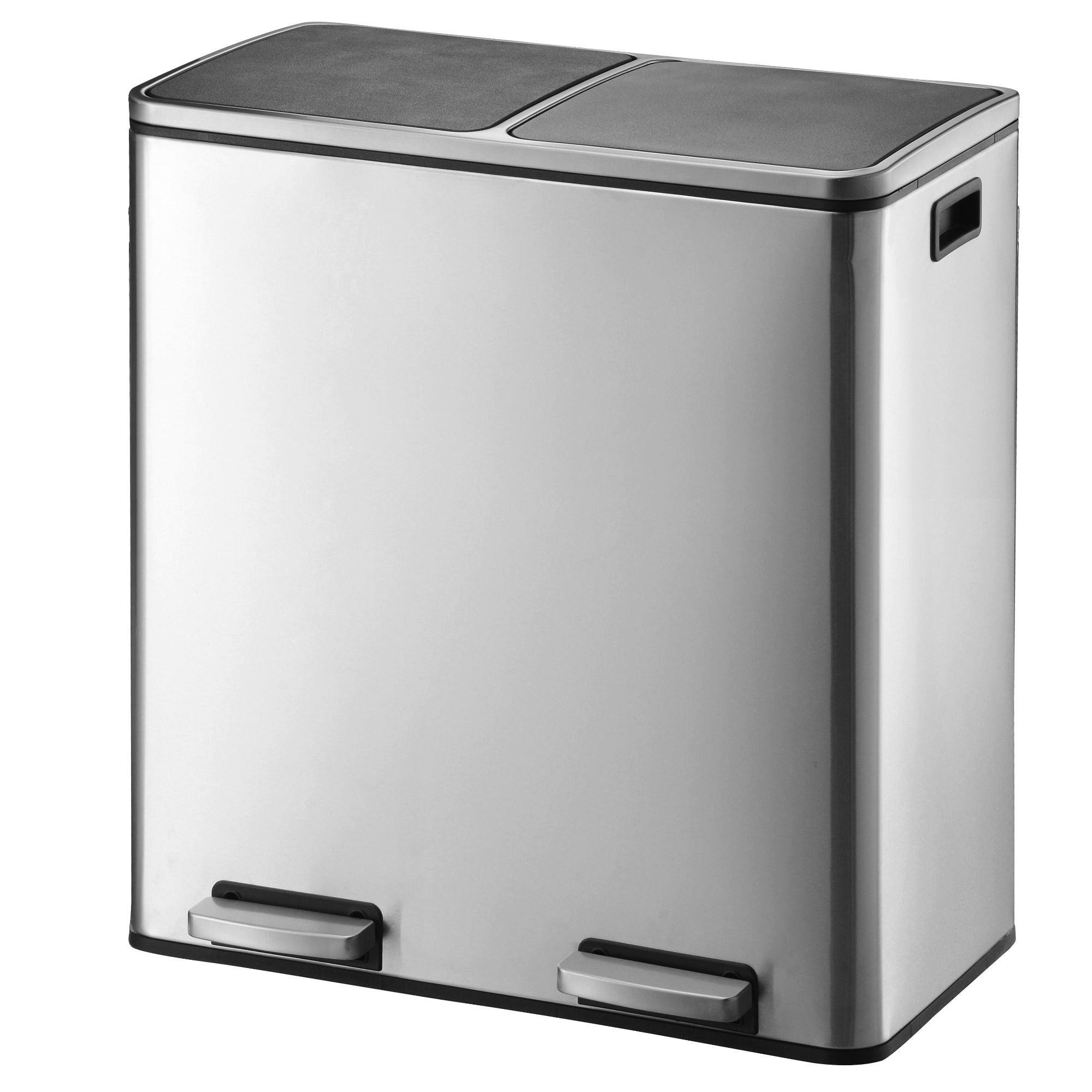 Kitchen Move Küchenmülleimer Silber 36x65x60 cm